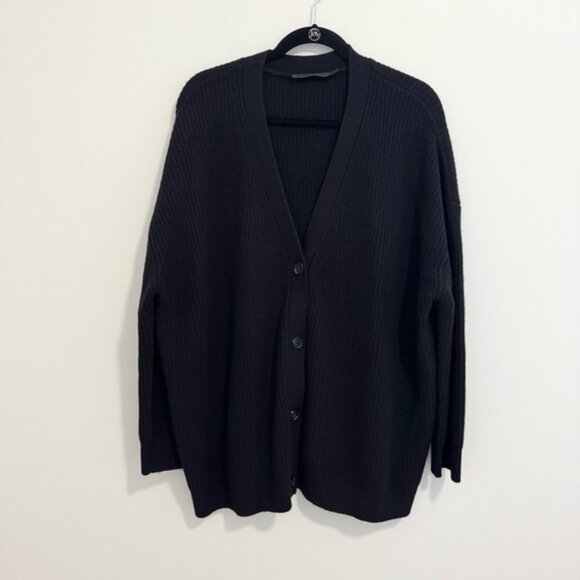 Jenni Kayne Black Cashmere Cocoon Cardigan - Picture 2 of 7